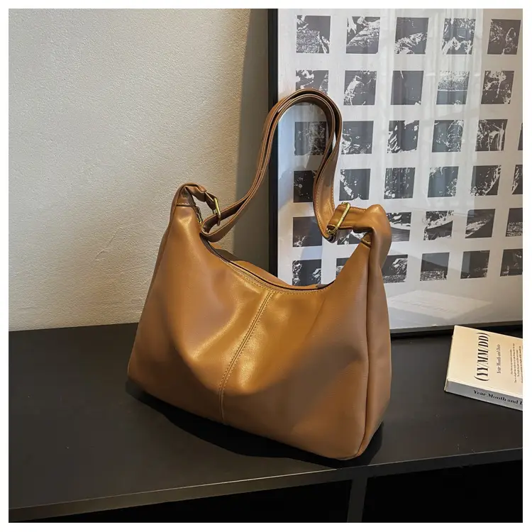 Brown Leather Shoulder Messenger Bag for Women — feature 38