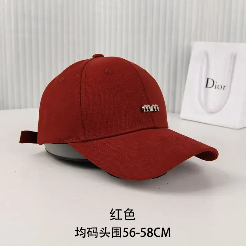 Women Brown Baseball Cap mm Logo 56-58CM - Image 7