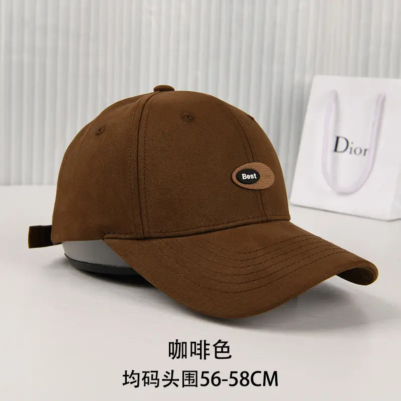 Women's White Adjustable Baseball Cap 56-58CM - Image 3