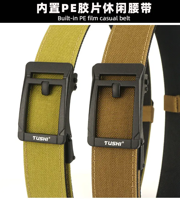 3.5CM Black Nylon Automatic Buckle Shooting Belt — feature 6