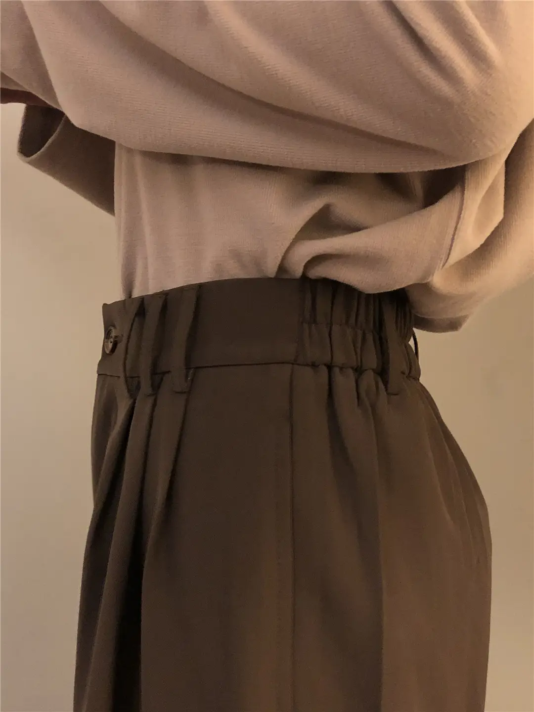 Men's Black American Retro Loose Straight Pants — feature 10