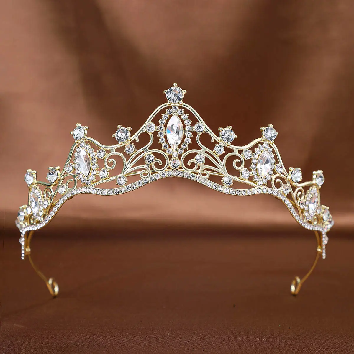 Cross-Border Bridal Crown Rhinestone Hair Accessory - Image 4