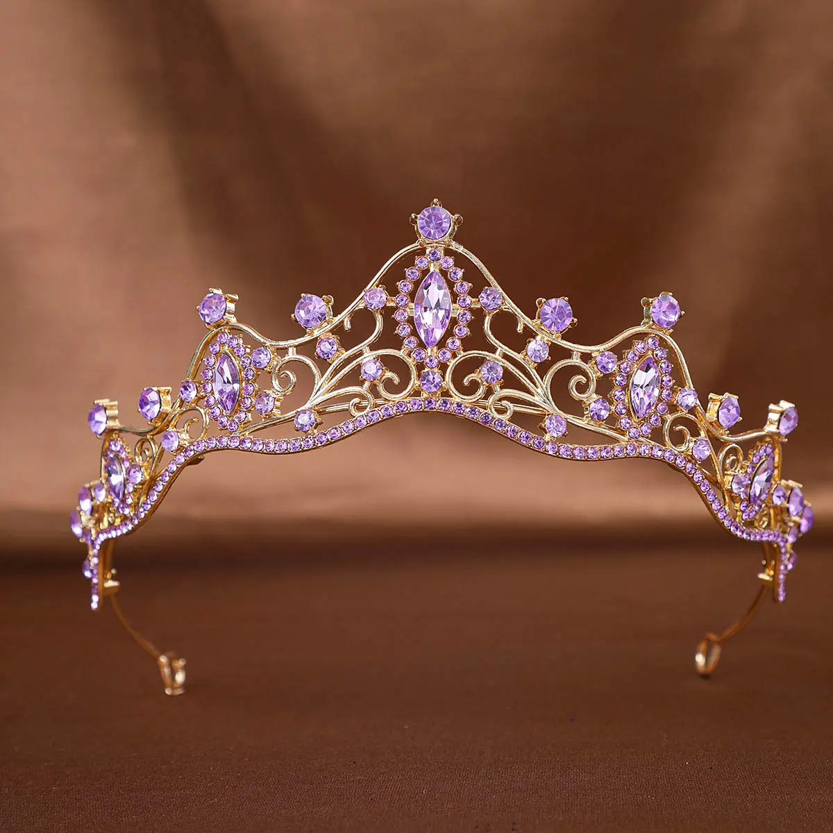 Cross-Border Bridal Crown Rhinestone Hair Accessory - Image 7