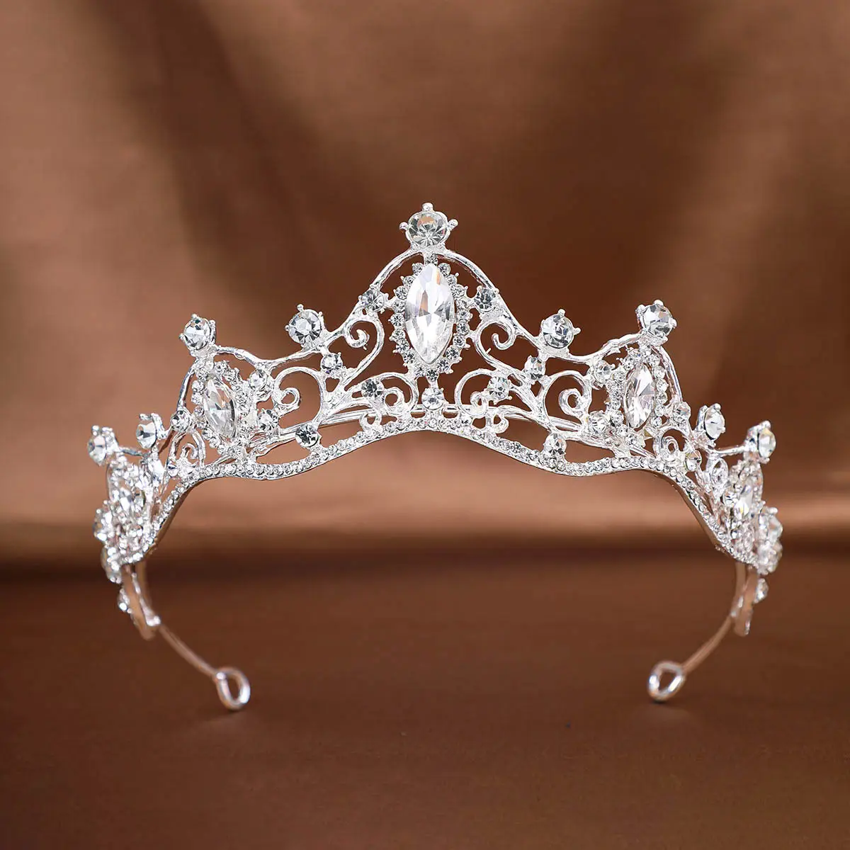 Cross-Border Bridal Crown Rhinestone Hair Accessory - Image 9