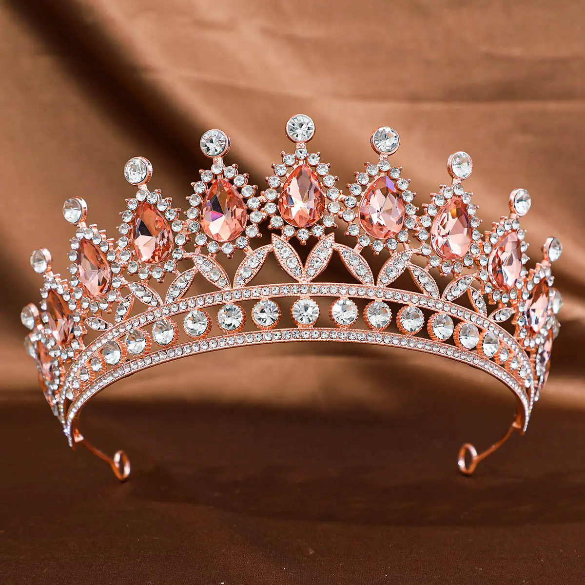 Purple Crystal Princess Crown Hair Accessory