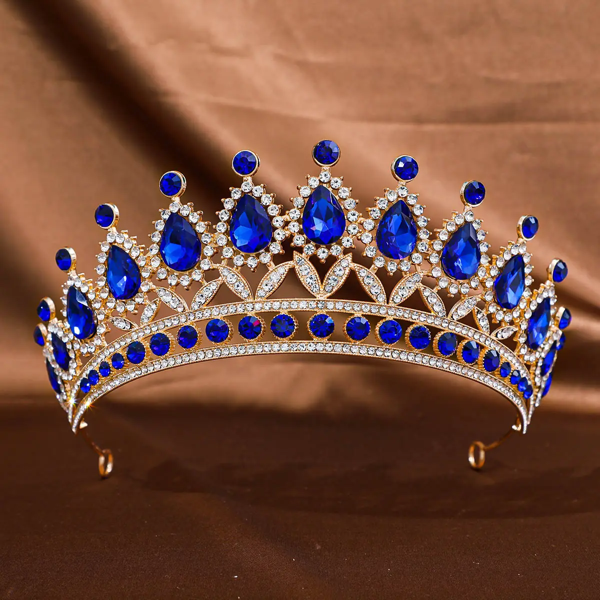 Purple Crystal Princess Crown Hair Accessory