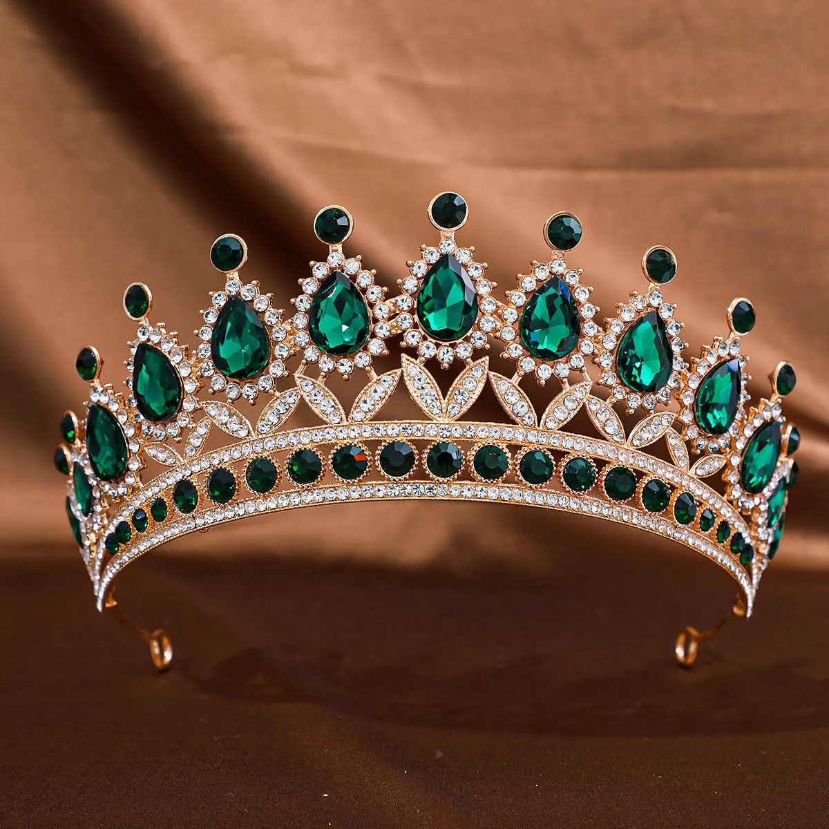 Purple Crystal Princess Crown Hair Accessory