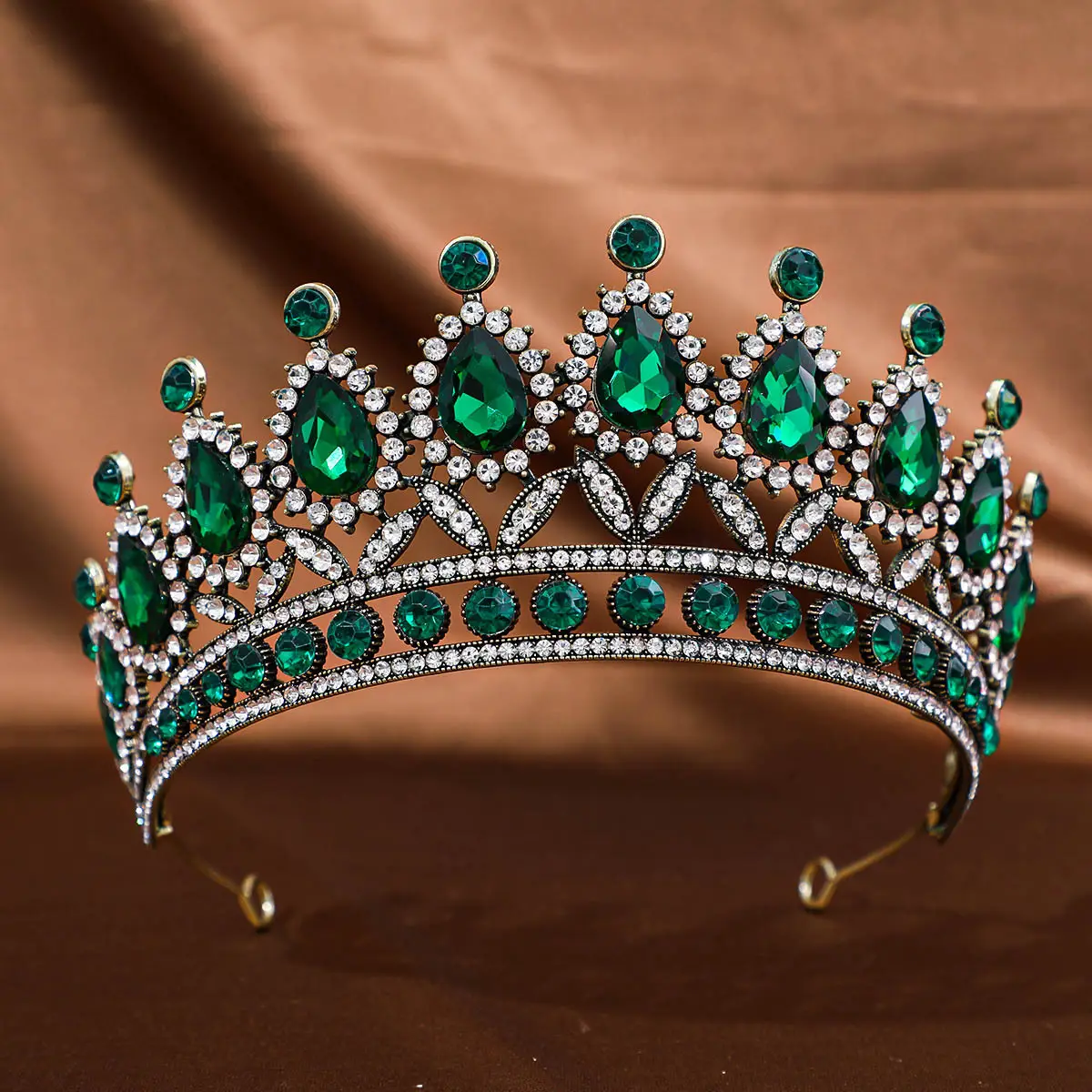 Purple Crystal Princess Crown Hair Accessory