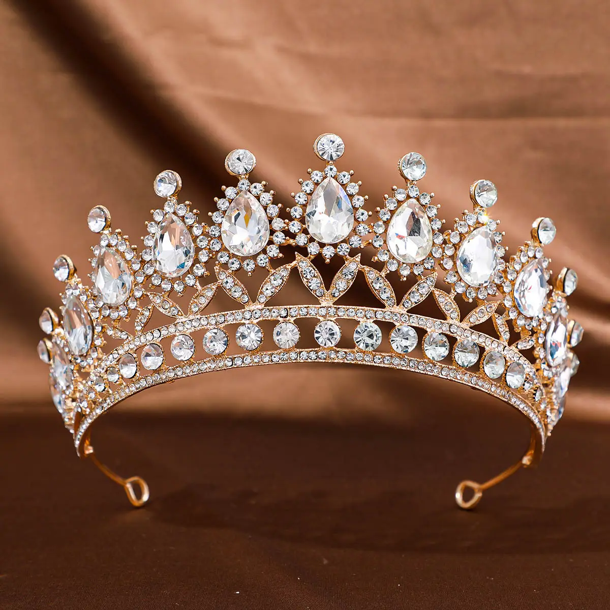 Purple Crystal Princess Crown Hair Accessory
