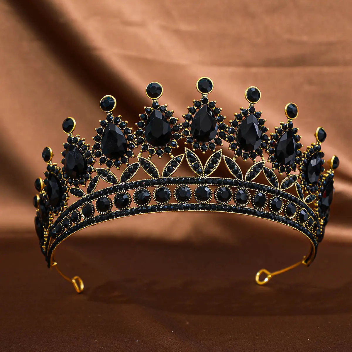 Purple Crystal Princess Crown Hair Accessory