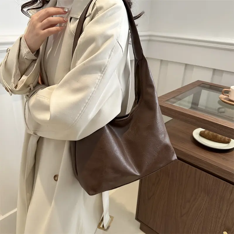 Black Vintage Women's Tote Bag 2024 New Arrival - Image 6