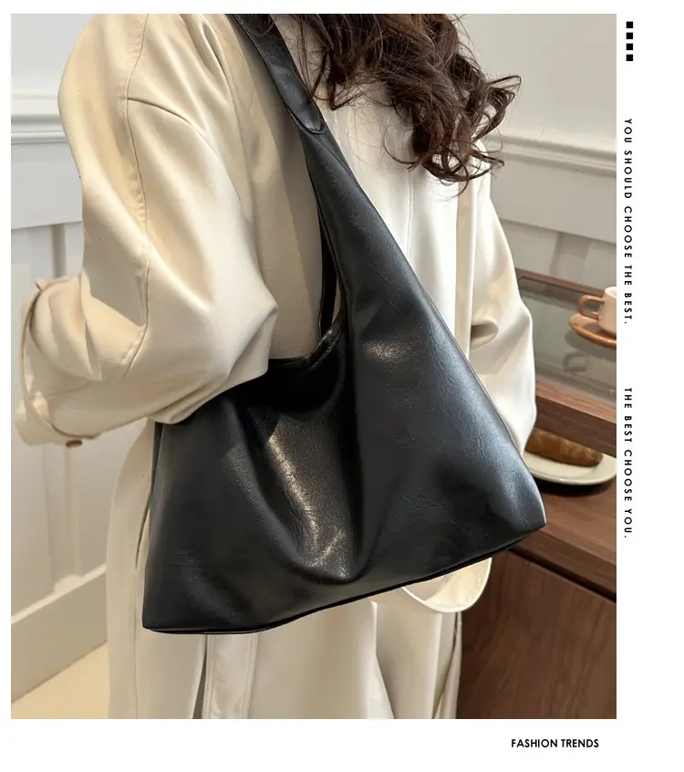 Black Vintage Women's Tote Bag 2024 New Arrival — feature 1
