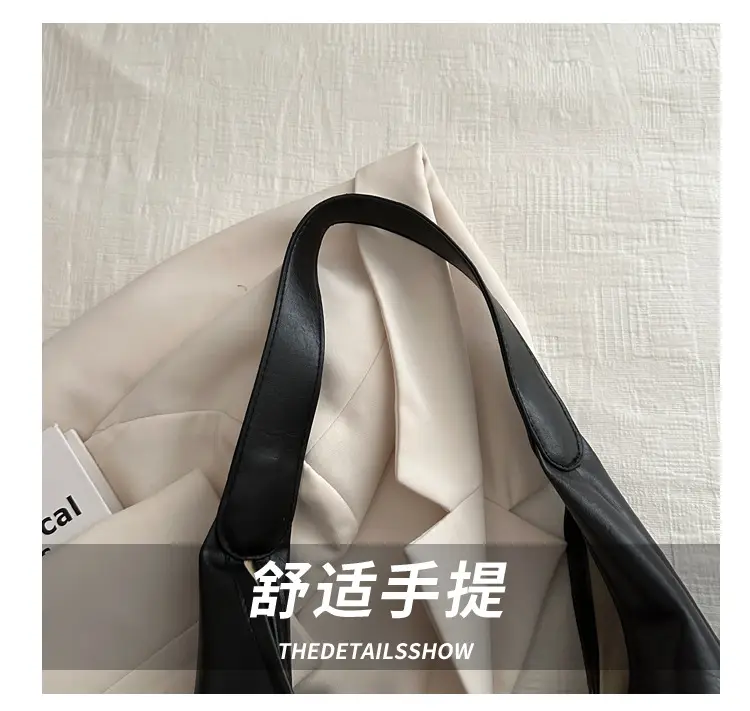 Black Vintage Women's Tote Bag 2024 New Arrival — feature 4