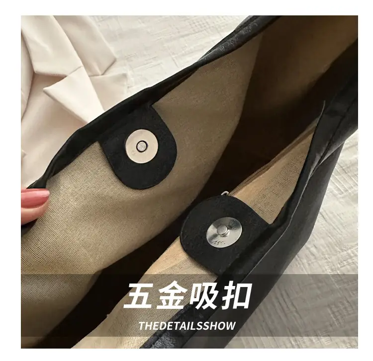 Black Vintage Women's Tote Bag 2024 New Arrival — feature 6