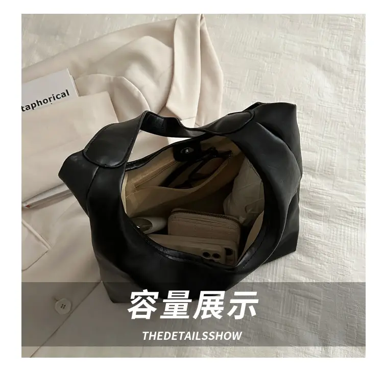 Black Vintage Women's Tote Bag 2024 New Arrival — feature 7