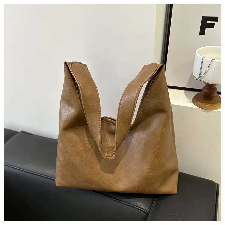 Black Vintage Women's Tote Bag 2024 New Arrival - Image 2