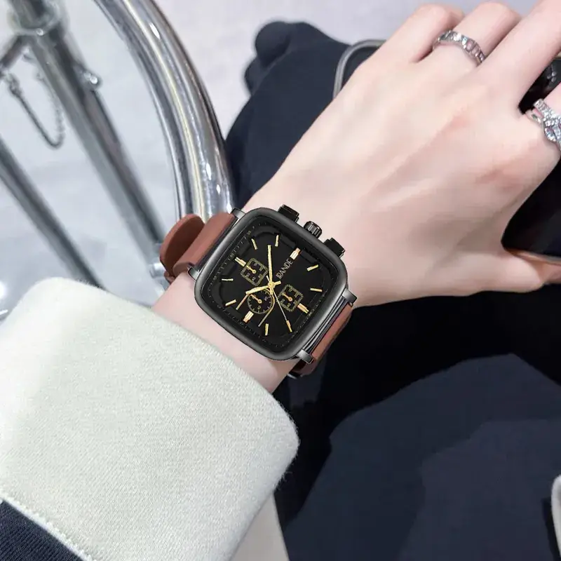 Jrande Silicone Band Casual Quartz Watch for Women - Image 5