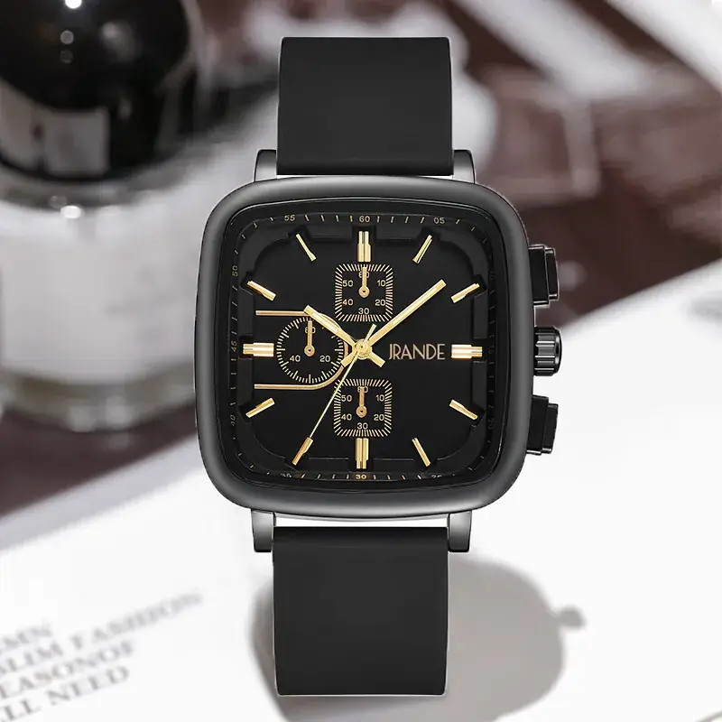 Jrande Silicone Band Casual Quartz Watch for Women - Image 6