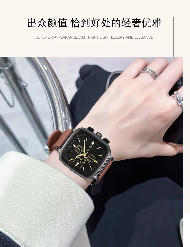 Jrande Silicone Band Casual Quartz Watch for Women — feature 3