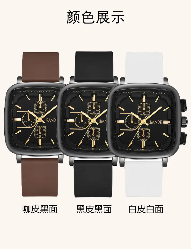 Jrande Silicone Band Casual Quartz Watch for Women — feature 5