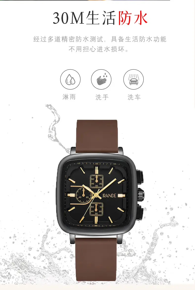 Jrande Silicone Band Casual Quartz Watch for Women — feature 7