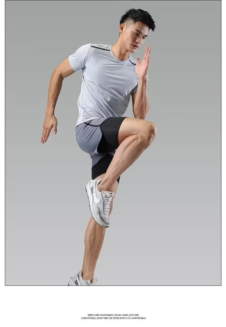 Men's Cross-Layer Running Shorts White Black Marathon — feature 7