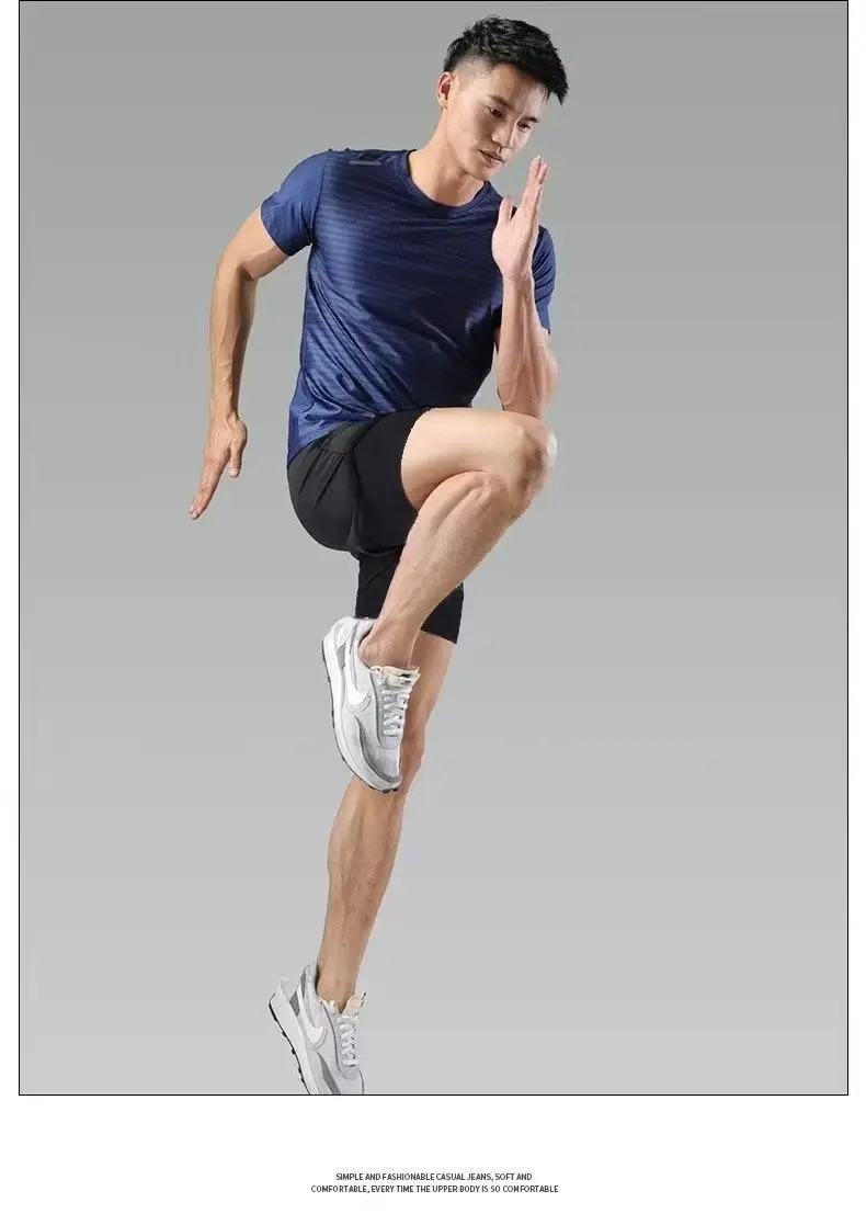 Men's Cross-Layer Running Shorts White Black Marathon — feature 8