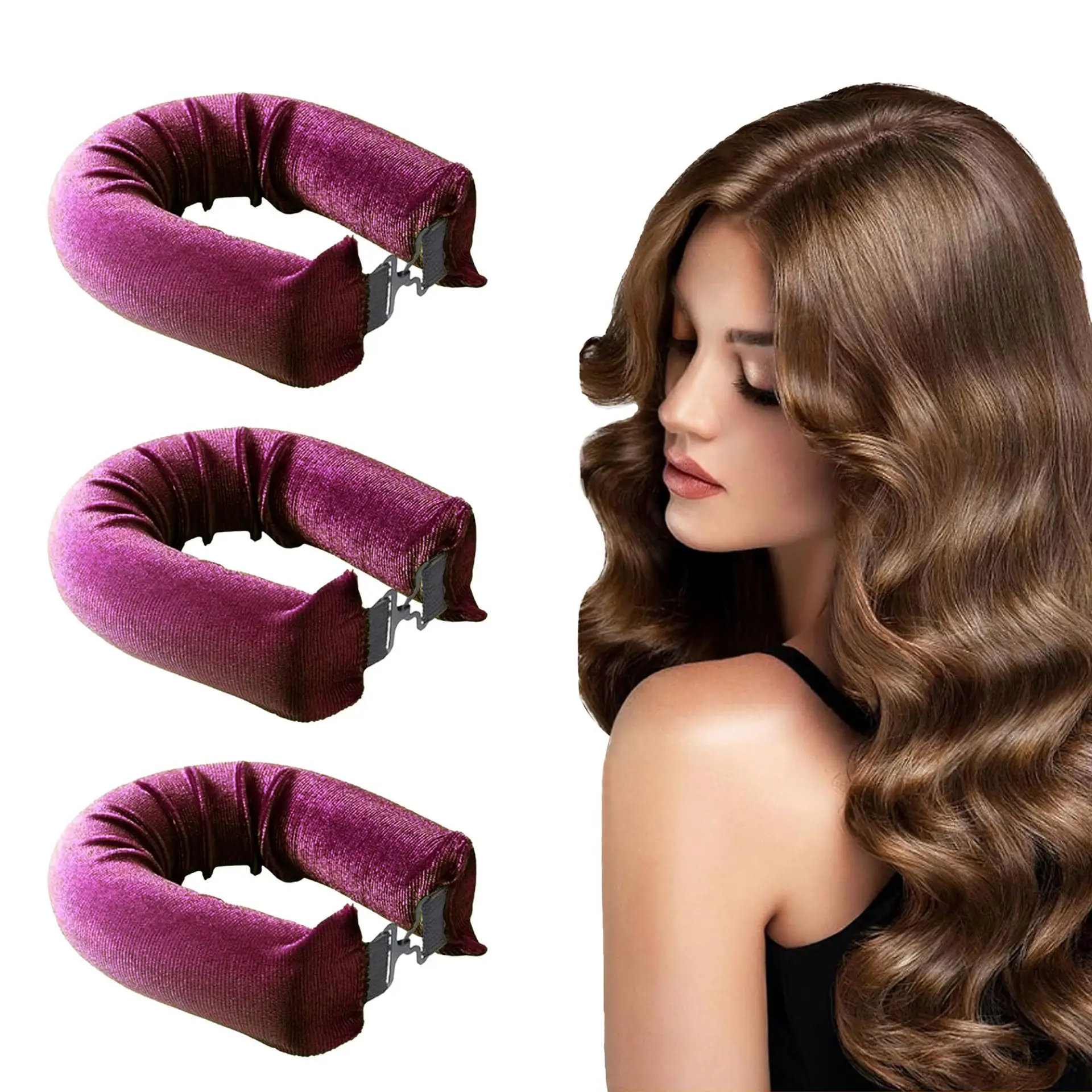 Cross-Border Heatless Curling Iron for Women Large Wave Hair Styling Tool - Image 24
