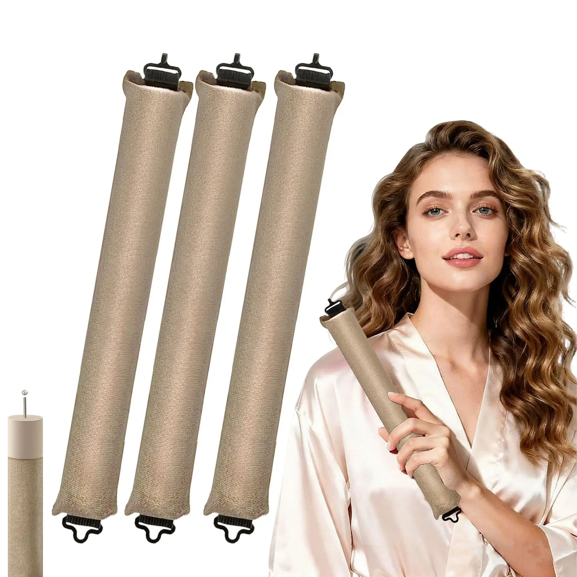 Cross-Border Heatless Curling Iron for Women Large Wave Hair Styling Tool - Image 33