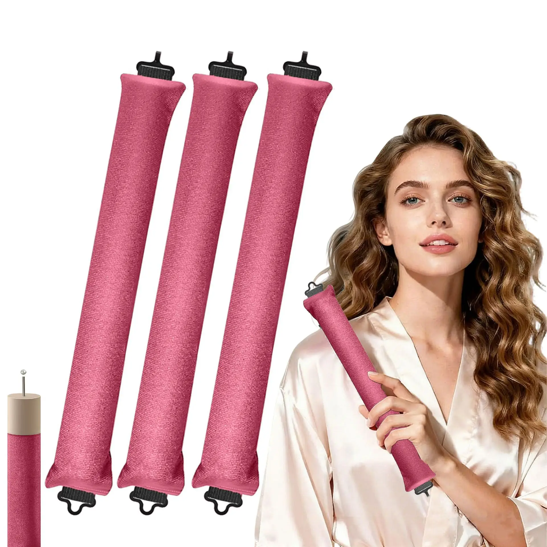 Cross-Border Heatless Curling Iron for Women Large Wave Hair Styling Tool - Image 34