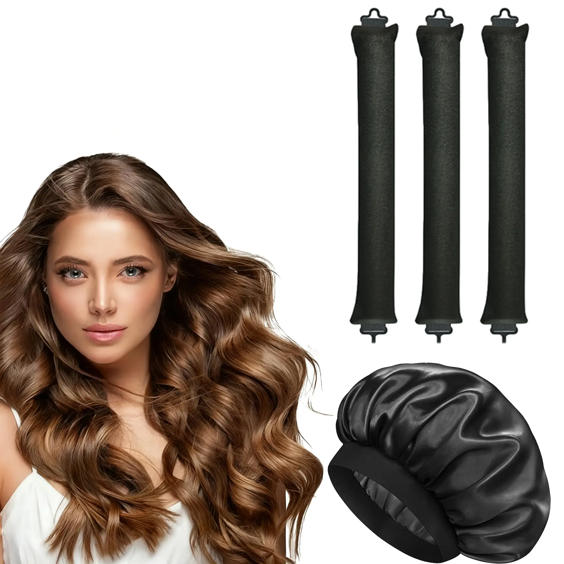 Cross-Border Heatless Curling Iron for Women Large Wave Hair Styling Tool - Image 38