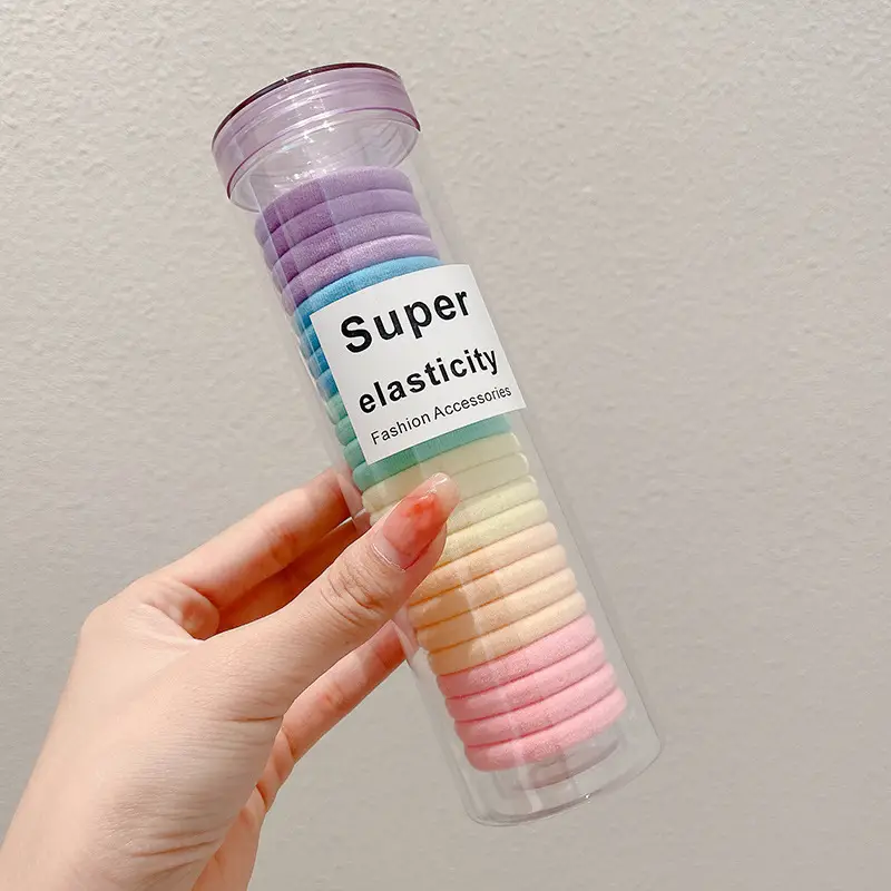 Black Disposable Rubber Bands for Girls 1000 Pack - Image 24