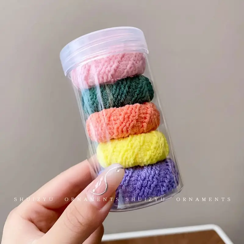 Black Disposable Rubber Bands for Girls 1000 Pack - Image 29