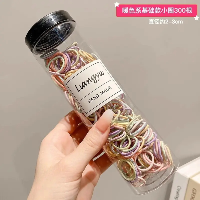 Black Disposable Rubber Bands for Girls 1000 Pack - Image 37