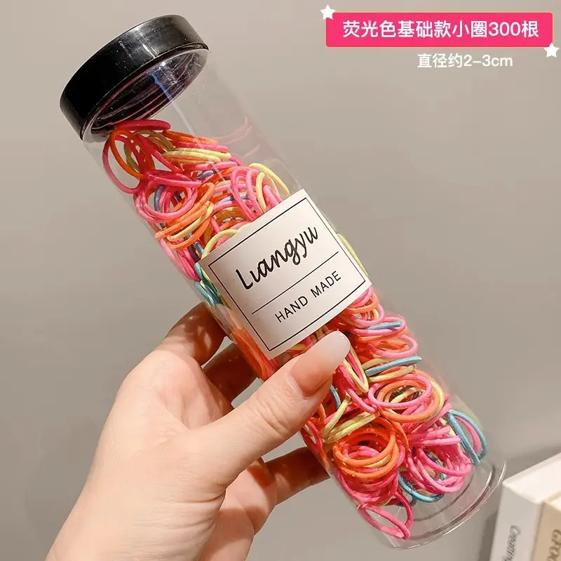 Black Disposable Rubber Bands for Girls 1000 Pack - Image 39