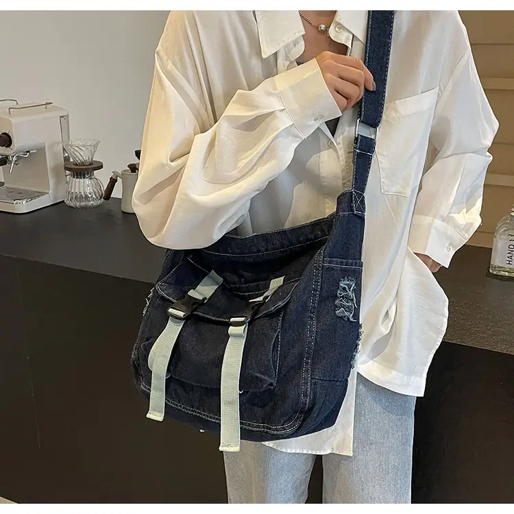 Denim Tote Bag Women Large Capacity Autumn Winter Crossbody — feature 23
