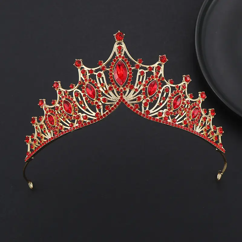 European Crystal Queen Crown for Girls Birthday Party Wedding — feature 26
