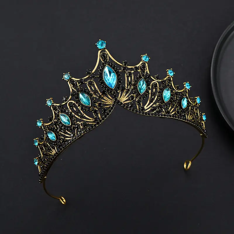 European Crystal Queen Crown for Girls Birthday Party Wedding — feature 27