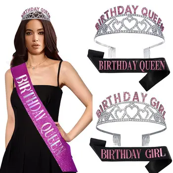 European Crystal Queen Crown for Girls Birthday Party Wedding — feature 6