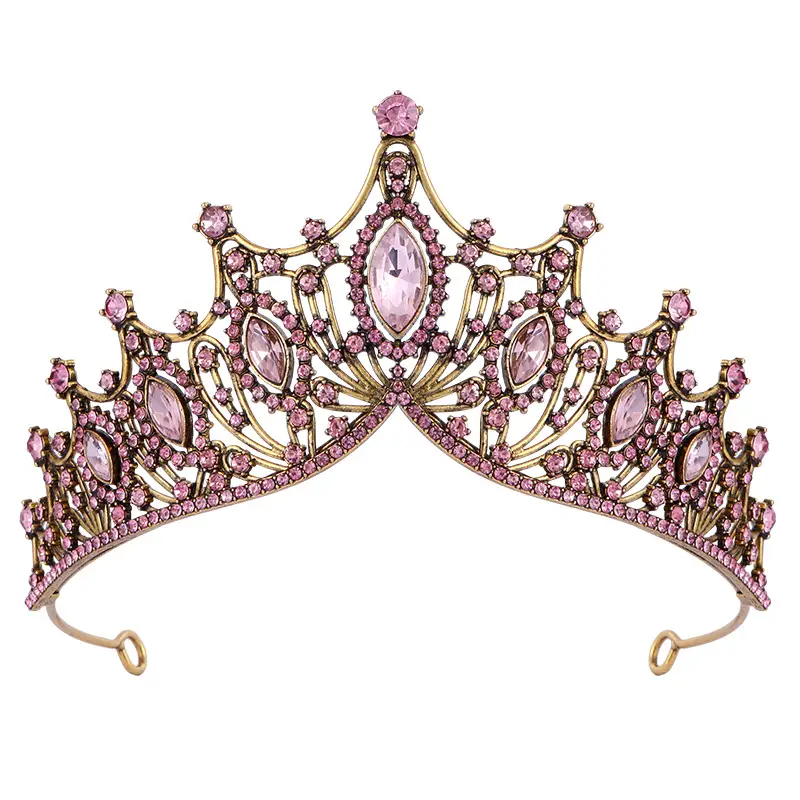 European Crystal Queen Crown for Girls Birthday Party Wedding - Image 7