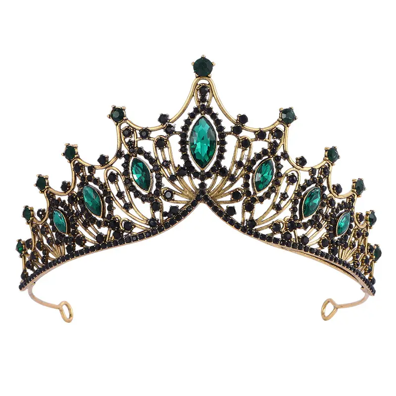 European Crystal Queen Crown for Girls Birthday Party Wedding - Image 8