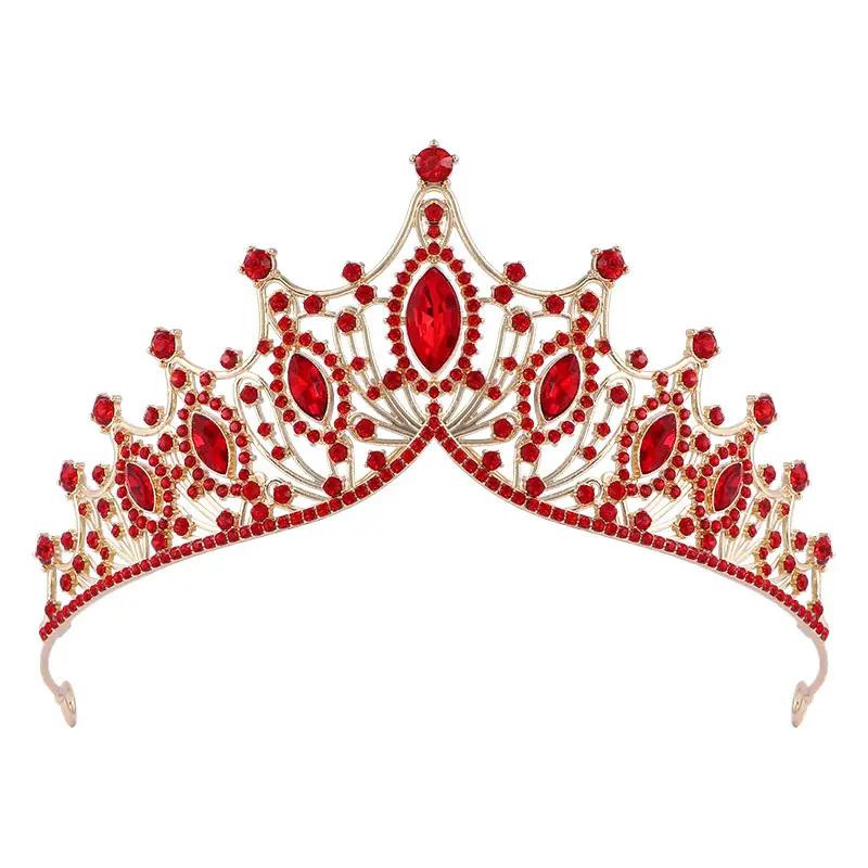 European Crystal Queen Crown for Girls Birthday Party Wedding - Image 9