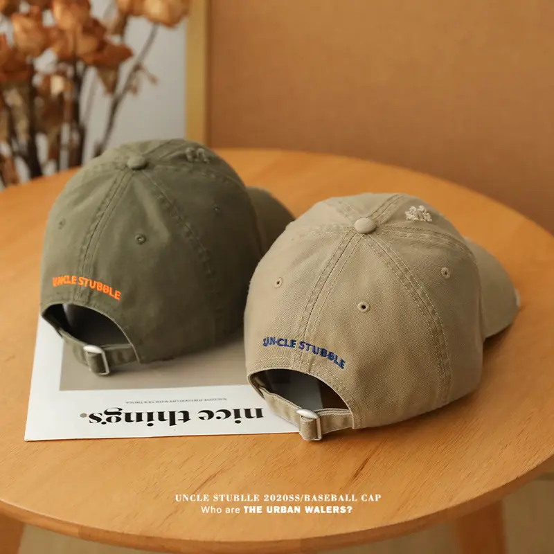 2024 New R Embroidered Baseball Cap Women's Wide Brim Sun Hat — feature 13