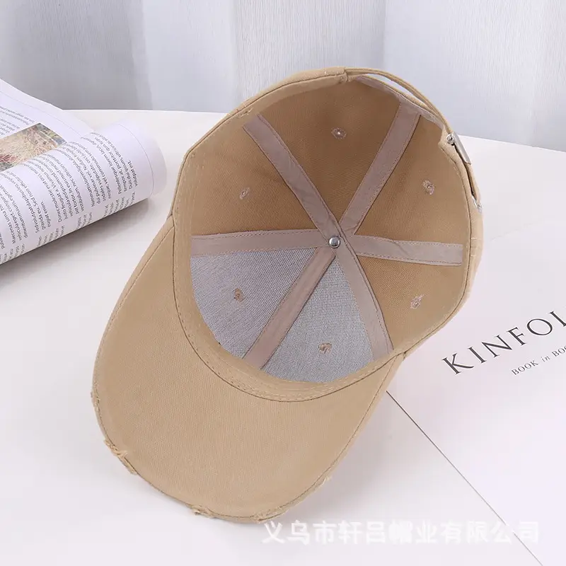 Women's White Letter Baseball Cap with 3D Embroidery - Image 11