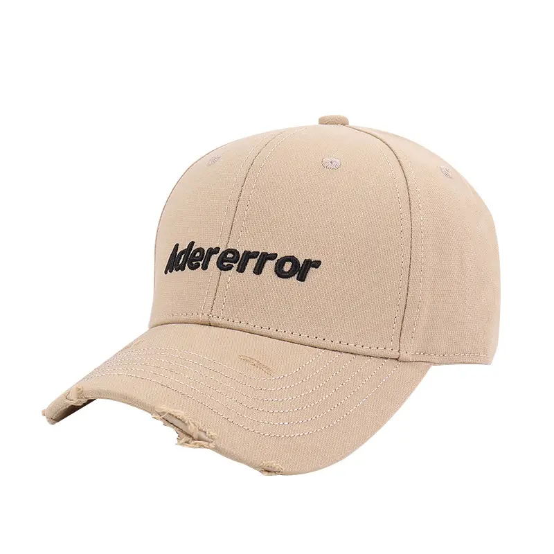 Women's White Letter Baseball Cap with 3D Embroidery - Image 12