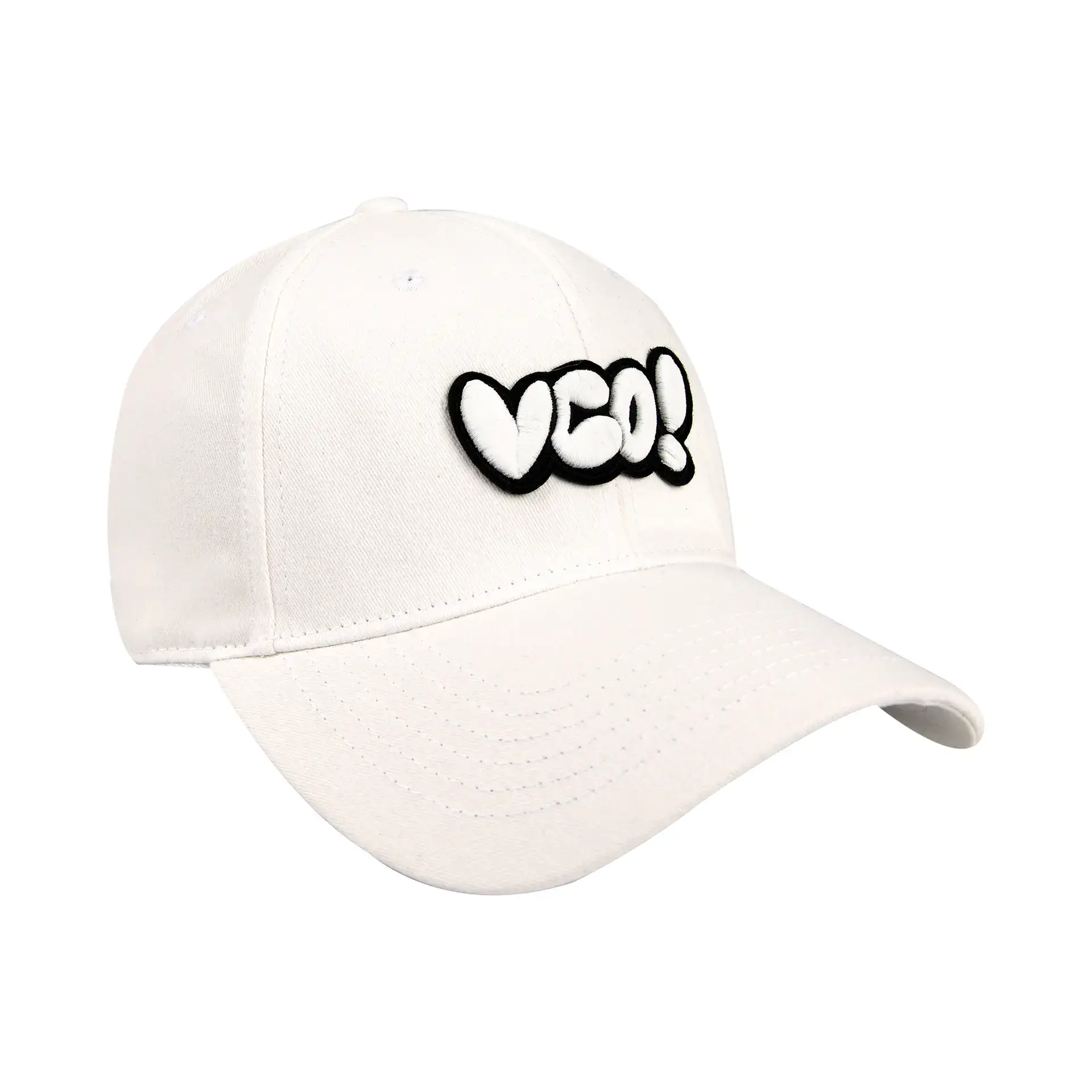 Black VCO Letter Embroidered Baseball Cap for Women - Image 17