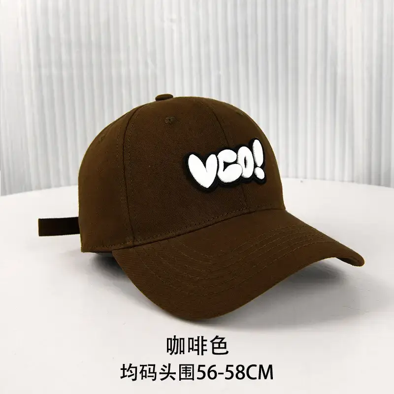 Black VCO Letter Embroidered Baseball Cap for Women - Image 5