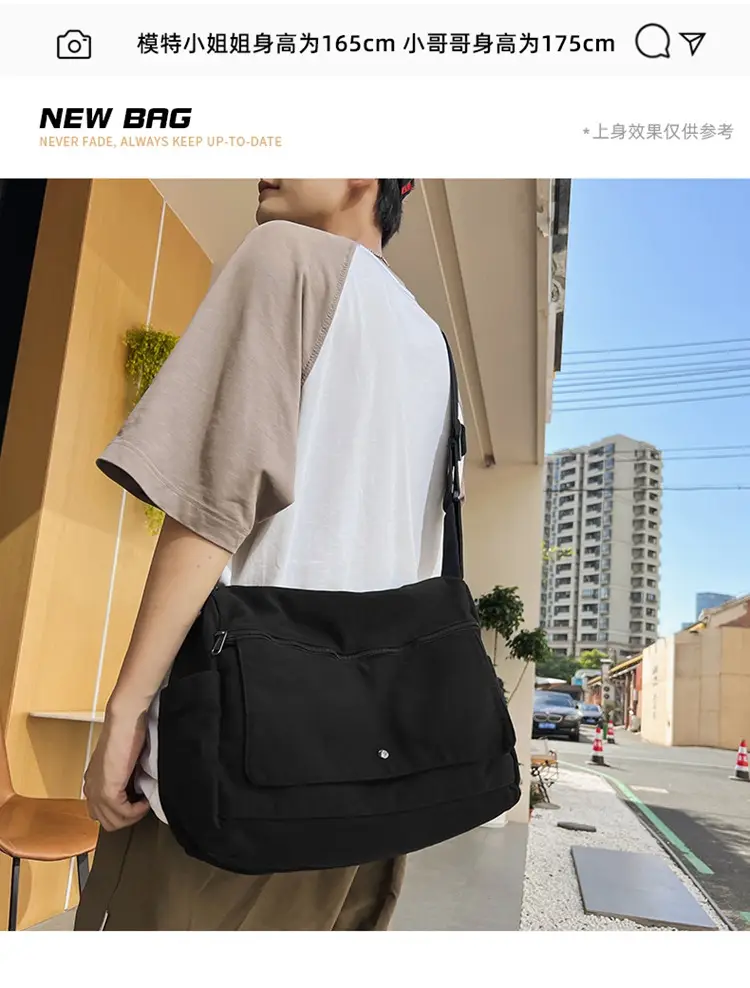 Olive Green Washed Canvas Shoulder Bag Women 2024 — feature 4