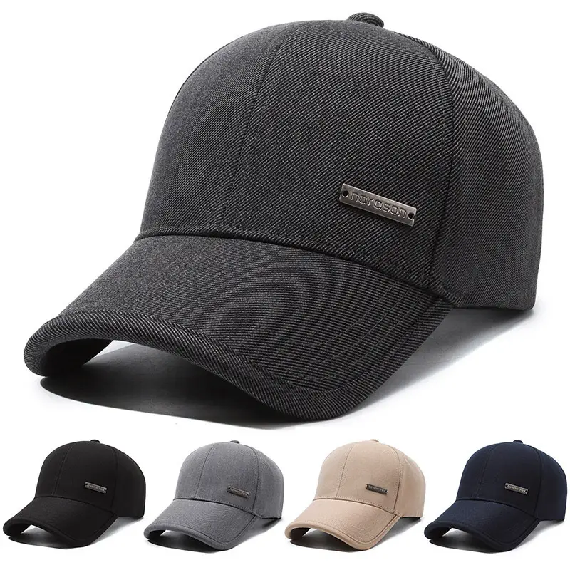 Beige Men's Peak Cap Sun Protection Outdoor - Image 7