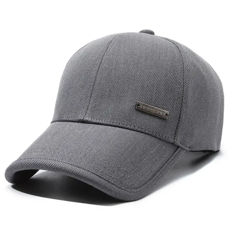 Beige Men's Peak Cap Sun Protection Outdoor - Image 2